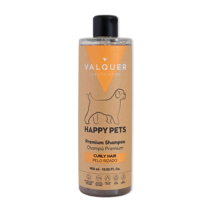 Champú Premium para Mascotas de Pelo Rizado - 400 ml