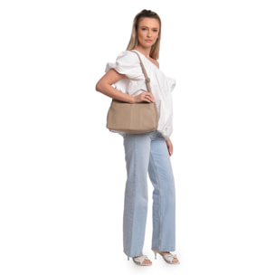 Borsa a tracolla Anna Luchini Beige