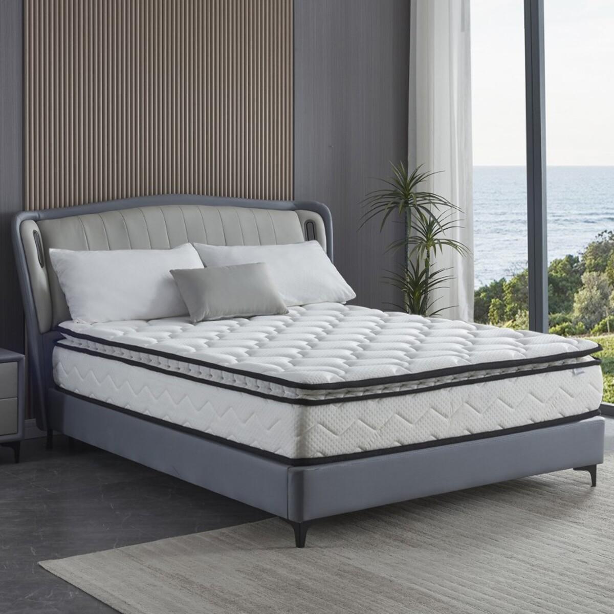 Matelas Sultan | Mémoire de forme avec surmatelas intégré | Zones de confort et de soutien