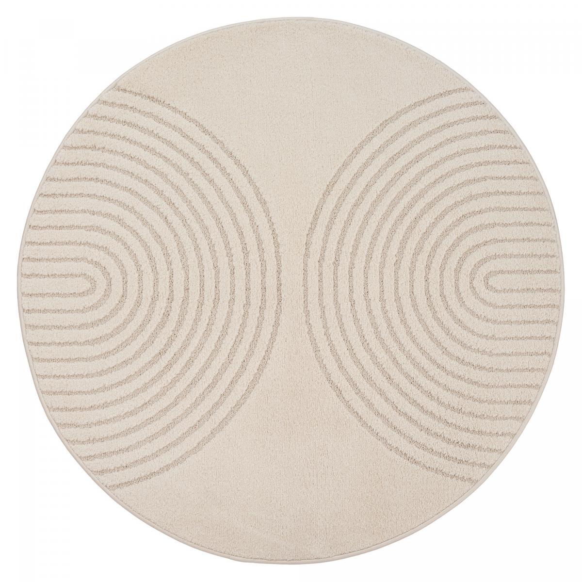 Tapis rond JOKO Tapis doux en relief