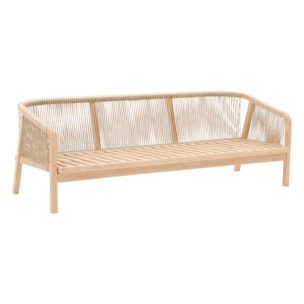 Salon de jardin "Papouasie" 5 places en polyester et acacia