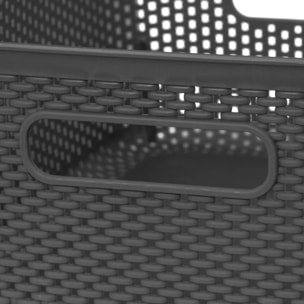 Panier en crochet Crochy 4L gris