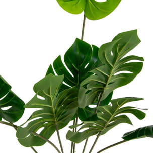 Pianta artificiale Monstera Vacchetti in plastica cmh120