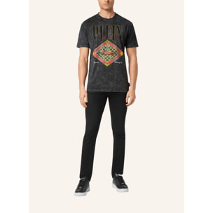 PHILIPP PLEIN T-Shirt Round Neck D AZUR