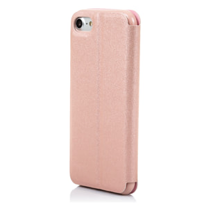 DAM CUSTODIA A LIBRO CON CHIUSURA MAGNETICA A FINESTRA Iphone 7/ Iphone 8 7x1x14 Cm. Colore: oro rosa