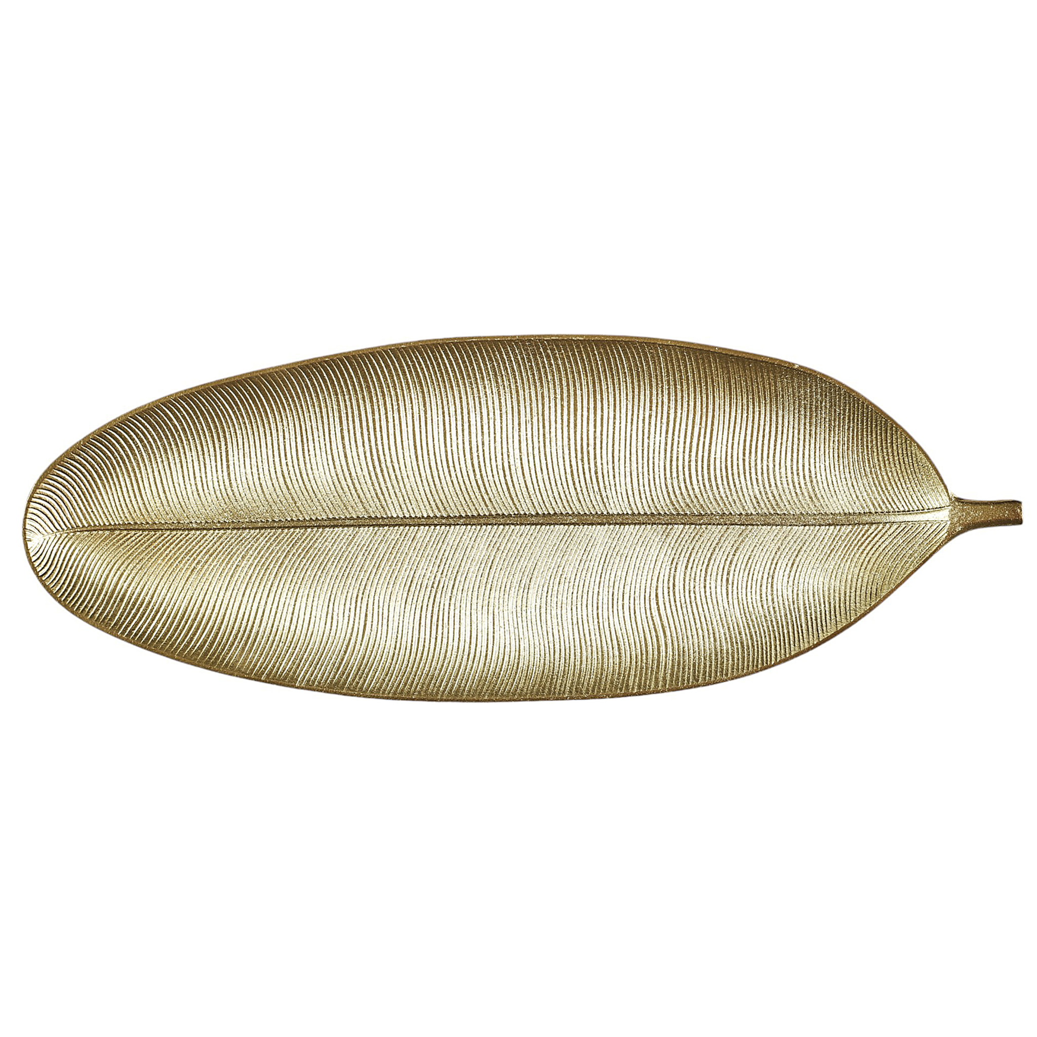 Vide Poche Feuille Dore