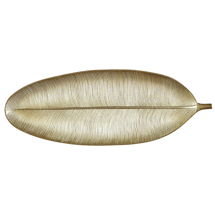 Vide Poche Feuille Dore