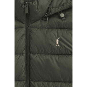 Chaqueta Salima Embroidery verde bosque con logo Rigby Go
