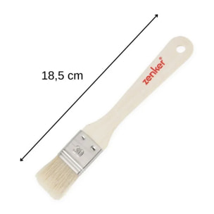 Pinceau de cuisine et de pâtisserie 18,5 cm en poils de porc Zenker Smart Pastry