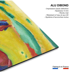 Tableau célèbre de Franz Marc Chevaux dans le paysage Tableau alu Dibond