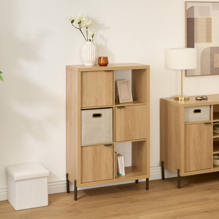 Étagère Alvo rectangulaire 32x74cm beige