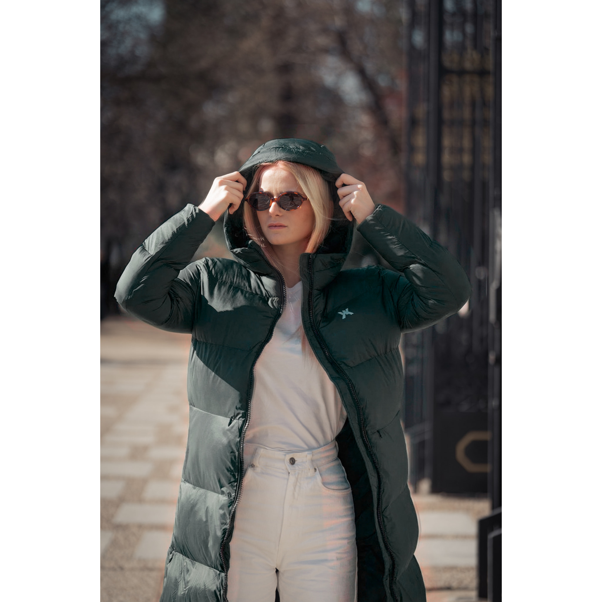 Giacca donna KUSTOM URBS-1W - Verde oscuro