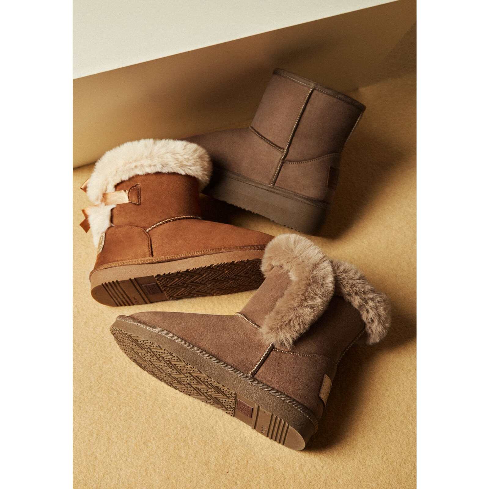 B&W Break&Walk - Stivali australiani donna e bambina con fodera in pile