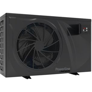 Piscine bois " Palma 130 " - 7.57 x 4.07 x 1.31 m + Pompe à chaleur pour piscine 6 kw/h inverter "PowerLine by Hayward" - Noir