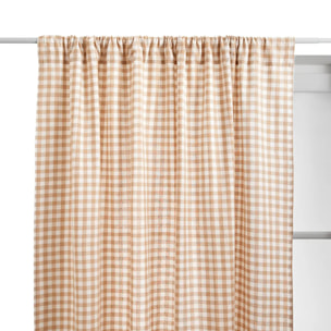 Rideau Groove 260x140cm vichy beige lin