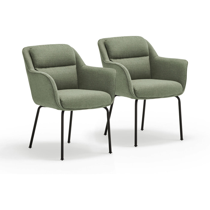 Silla Sadira verde 2P/Caja