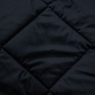 TRAPUNTA INVERNALE MATRIMONIALE IN VELLUTO NERO PRODOTTO ITALIANO