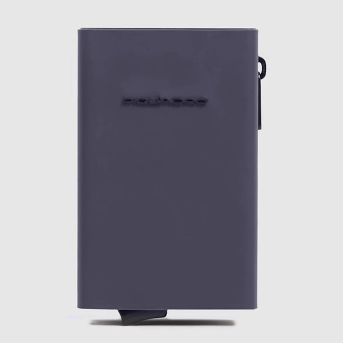 Piquadro Portafoglio compatto con portacarte automatico, porta monete e protezione RFID