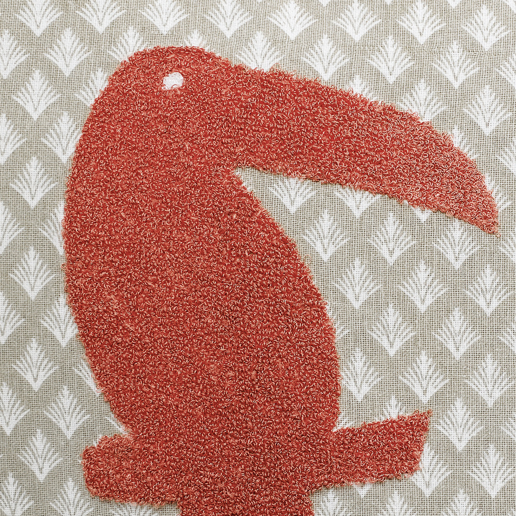 Coussin 40x40cm 100% coton 170g Toucan