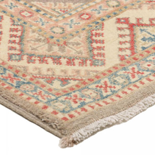 Tapis salon géométrique, noué main en laine, IRAN