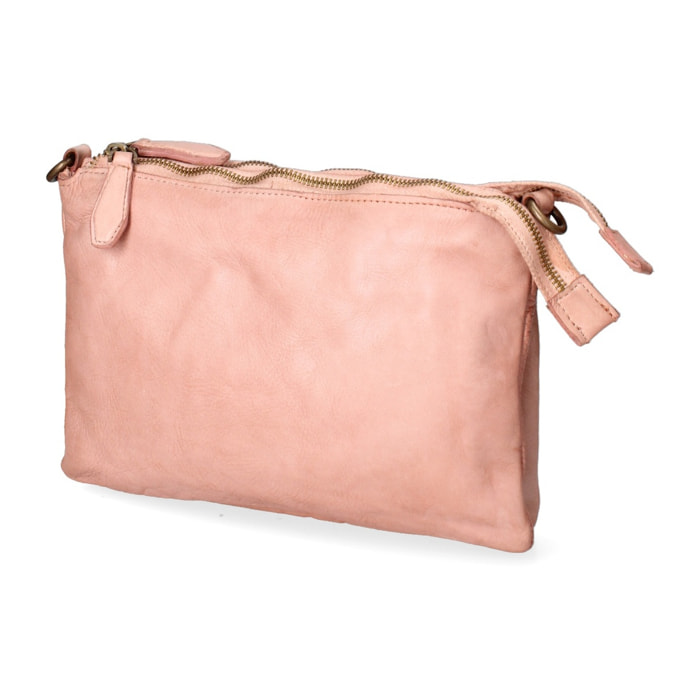 Borsa a tracolla da donna - Modello Lucca - Vera pelle - 26.0 x 19.0 x 3.0 cm