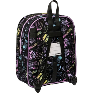 Mochila guarderia adapt.carro monster high