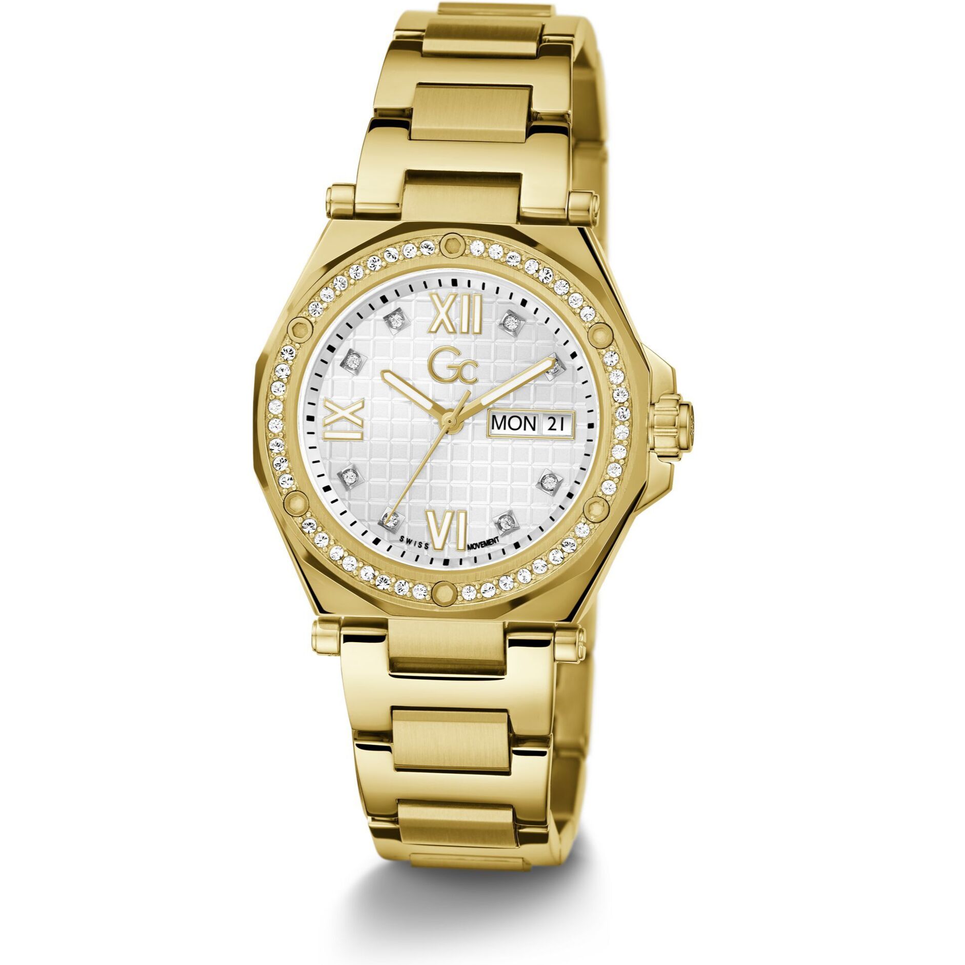 Gc Quartz Day & Date Watch Gc Legacy Lady