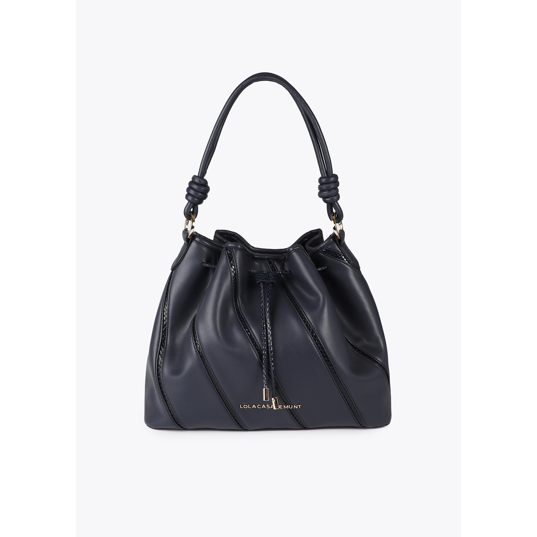 Borsa Judas con effetto pelle di serpente