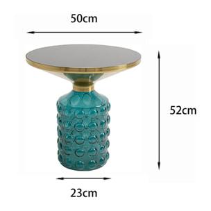 Table d'appoint Lola 50cm grise Kare Design