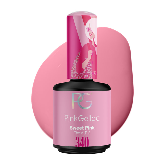 Vernis semi-permanent - 340 Sweet Pink - 15 ml