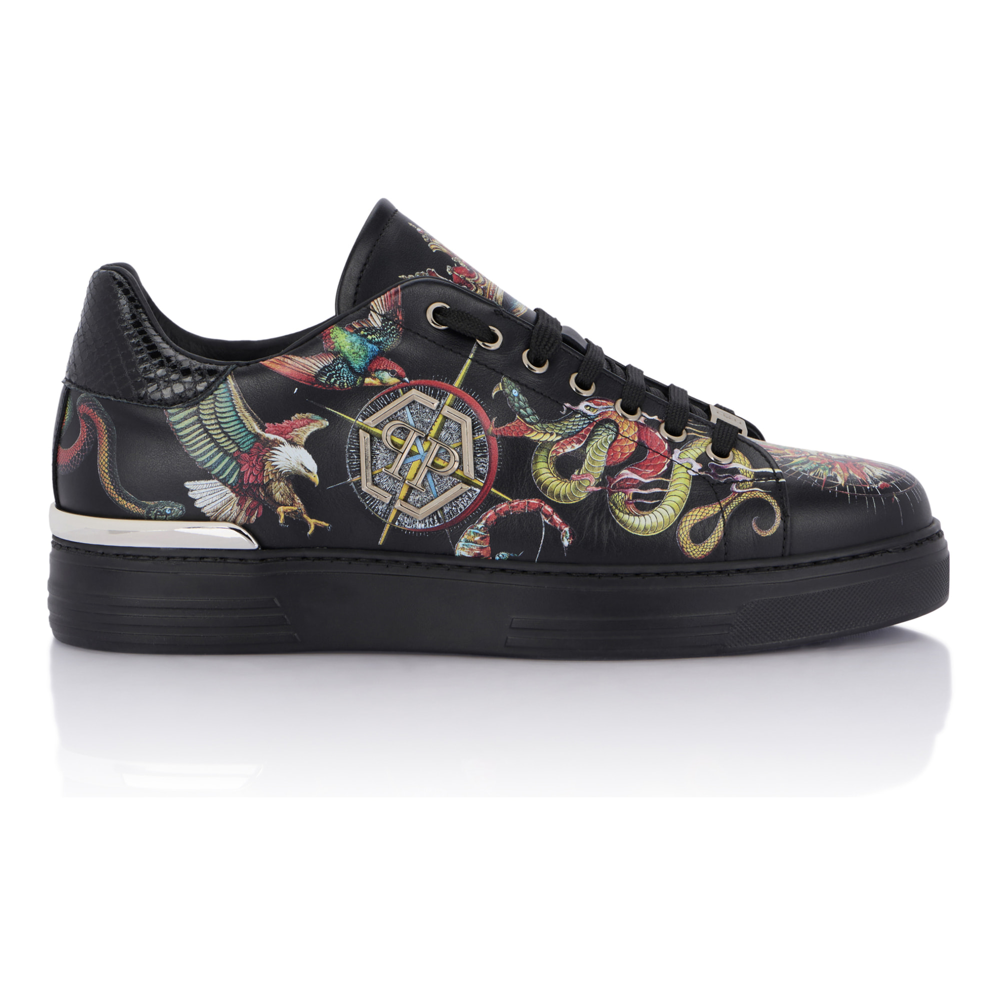 PHILIPP PLEIN Printed Low-Top Sneakers