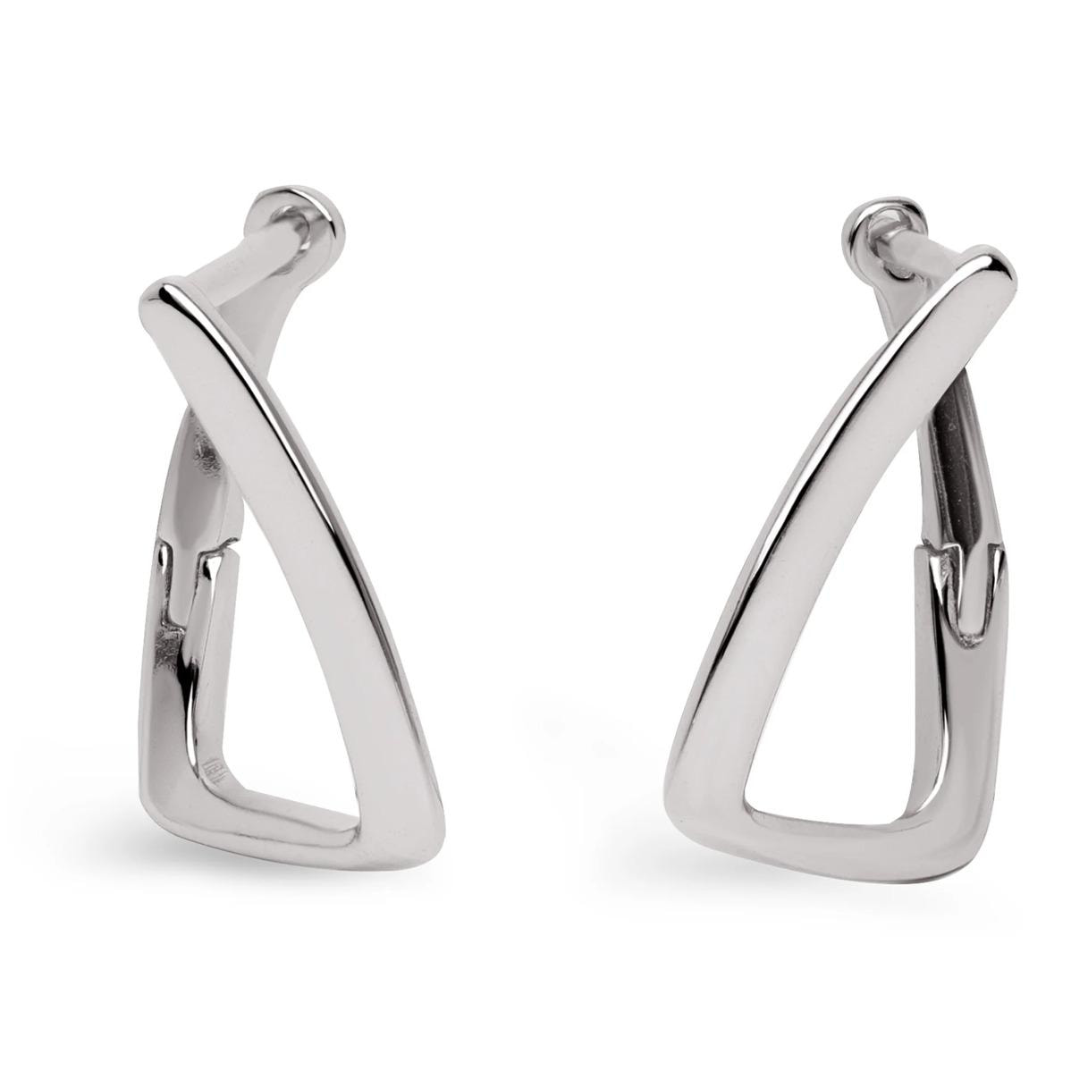 Pendientes Prisma Plata