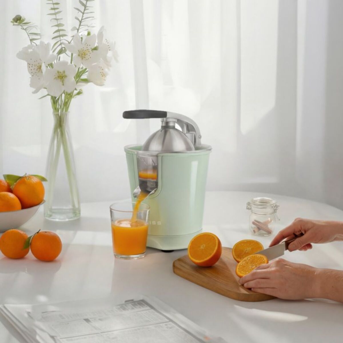 Presse-agrumes SWEISS vintage vert ZEST7