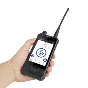 DAM  Smartphone/Radio Walkie Talkie Rugged P2 Plus 4G, Android 8.0, 3GB RAM + 32GB. schermo da 4''. 13MP+5MP. GPS. IP67. UHF. 7x2,7x14,7 cm. Colore nero