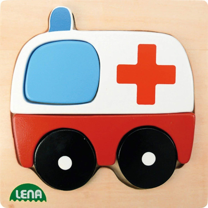 Puzzle in Legno - Ambulanza
