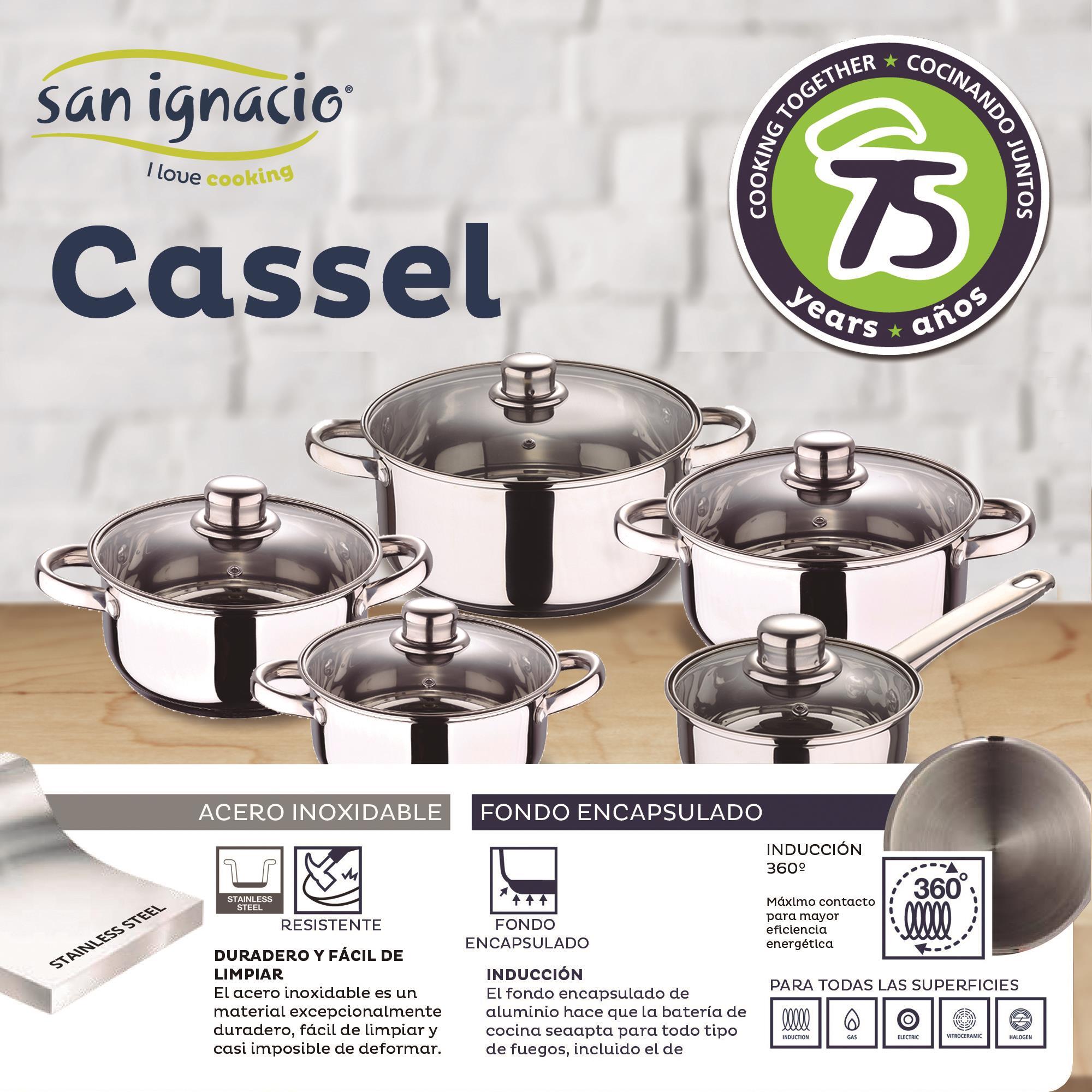 Bateria de cocina 12 piezas SAN IGNACIO