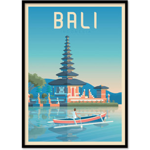 Affiche - Bali - Olahoop Travel Posters