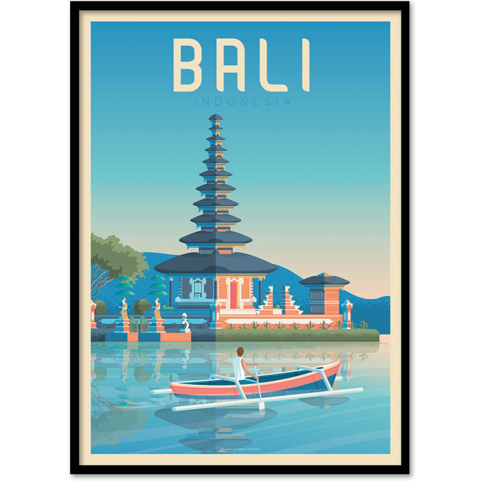 Affiche - Bali - Olahoop Travel Posters