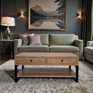 Table basse en bois recyclé AUCKLAND