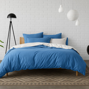 Housse De Couette bonnet 40cm Percale Lake