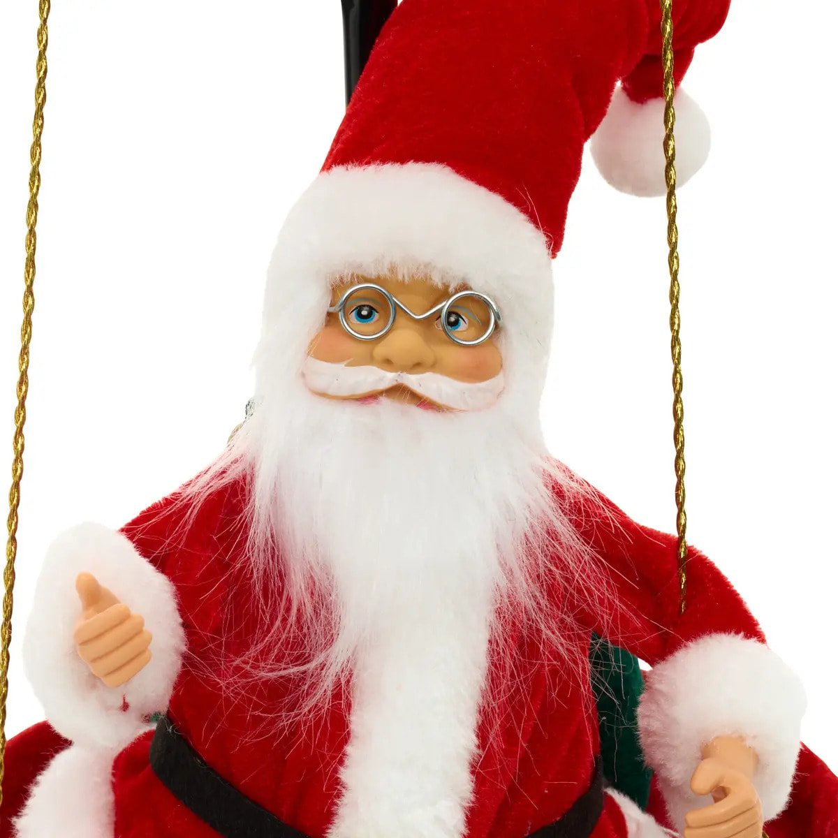 Père Noël Lahpa en montgolfière H. 92 cm