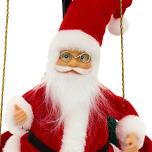 Père Noël Lahpa en montgolfière H. 92 cm