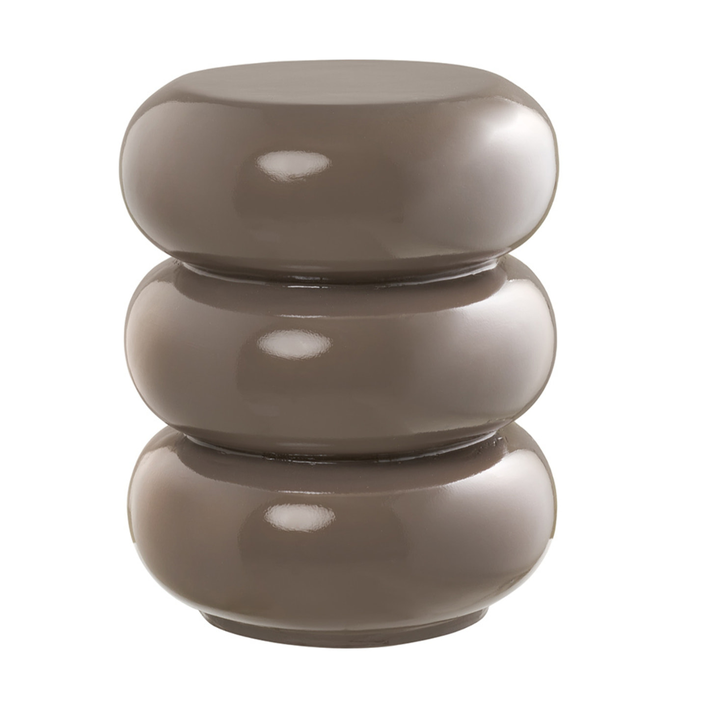 David - bout de canapé bubble - 44 cm - Marron