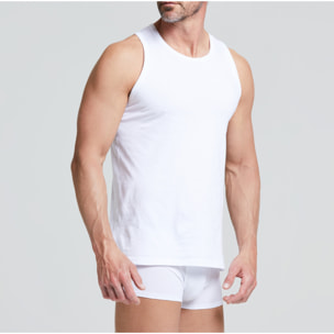 Canotta a spalla grande in cotone organico Cotton Planet vestibilità comfort