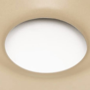 Mood vasque à poser ronde 36x36 cm sans trou de robinetterie ni trop-plein, beige (SATM3636KM)