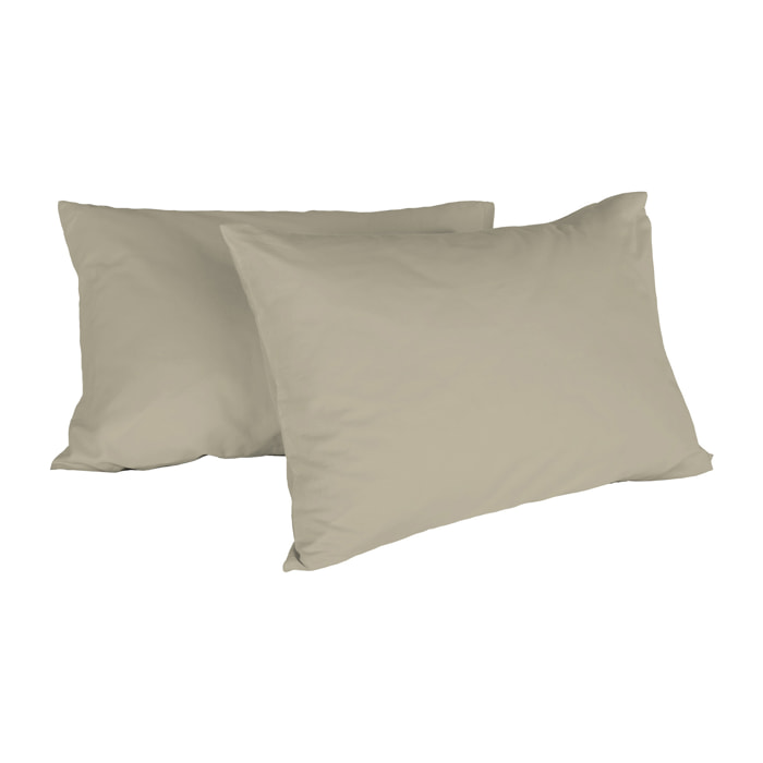 COPPIA FEDERE MAX COLOR, 100% Cotone, Made in Italy - TORTORA