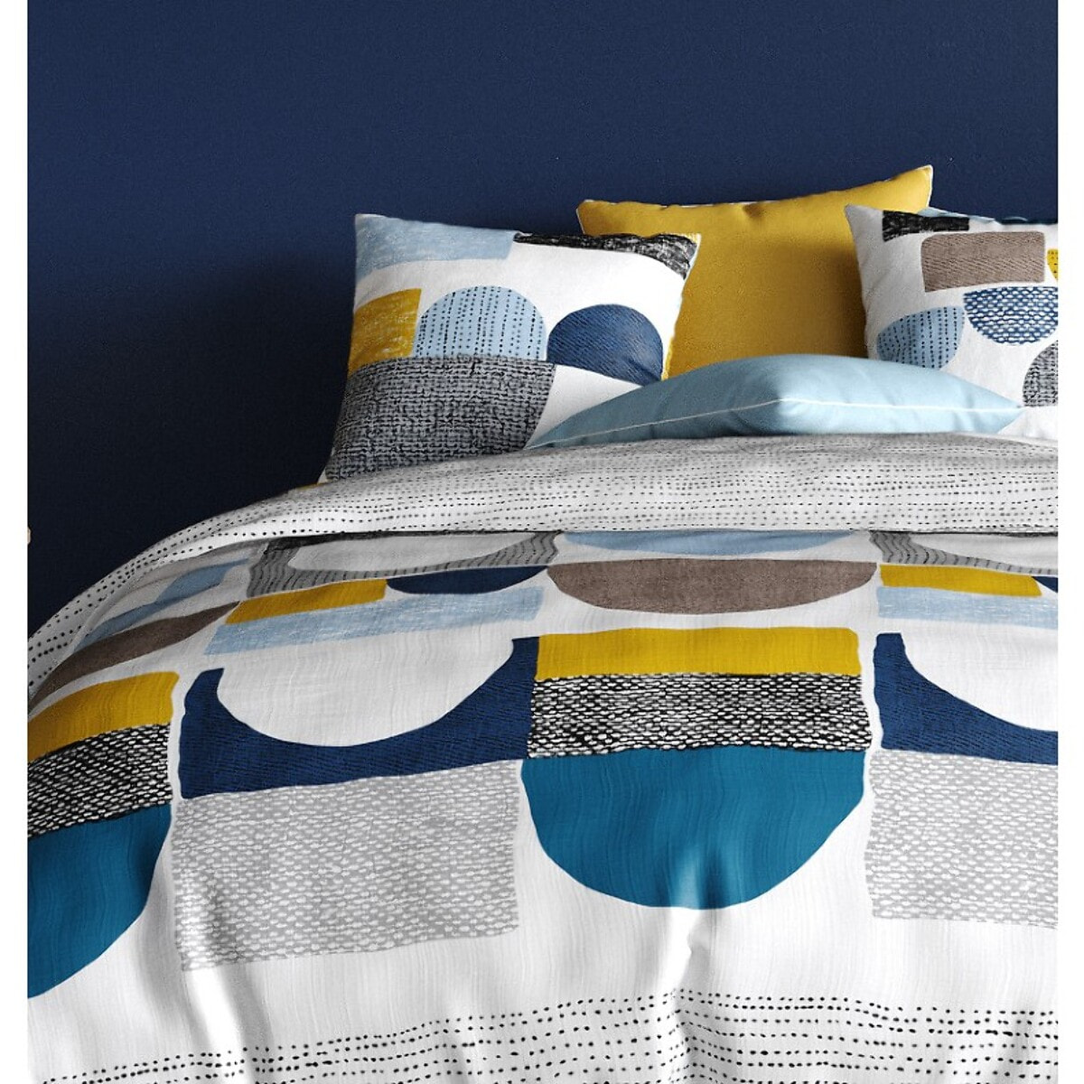 Parure Housse De Couette 3pcs 100% Coton 57fils Astra