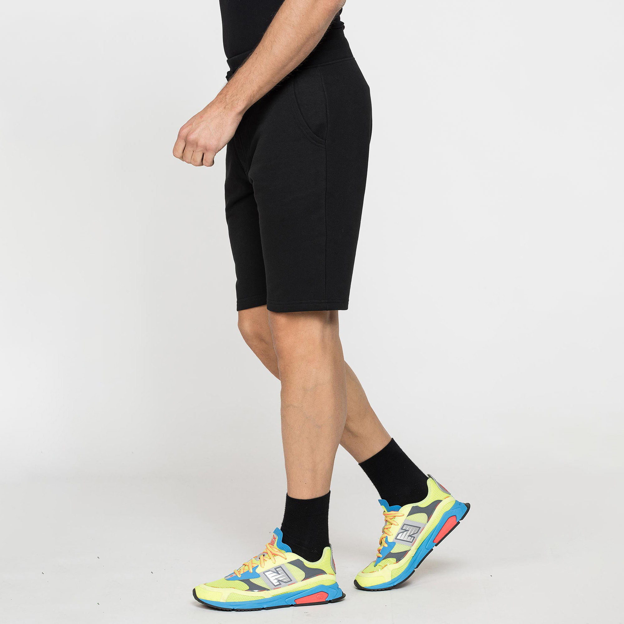 SHORTS REGULAR FIT IN FELPA LEGGERA