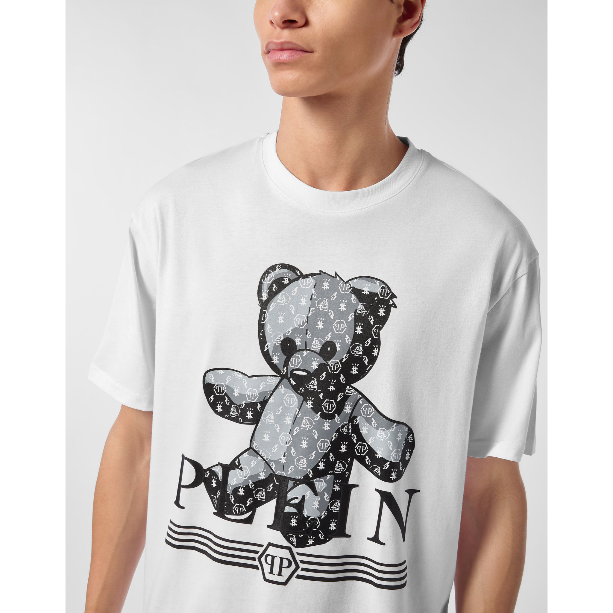 PHILIPP PLEIN Camiseta Cuello Redondo MONOGRAM