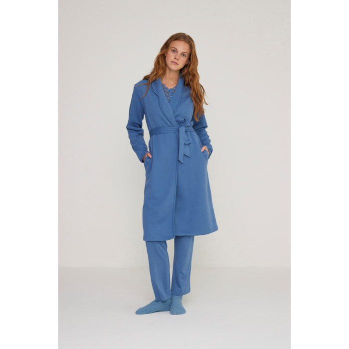 Vestaglia donna unity in metelassè con fusciacca Noidinotte